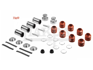 89541-HALDEX-CALIPER DUST RUBBER & PIN REPAIR KIT